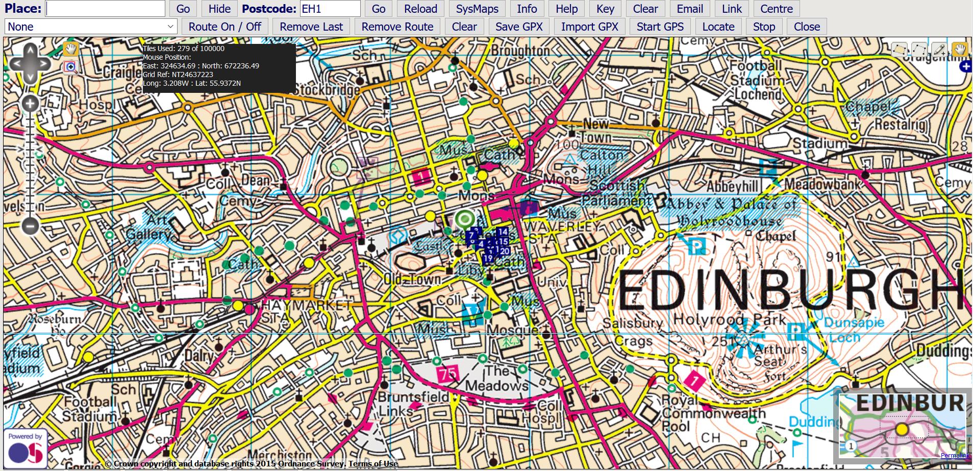 Postcode and latitude/longitude search